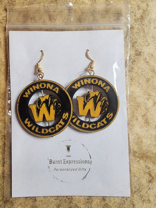 Winona Wildcat earrings