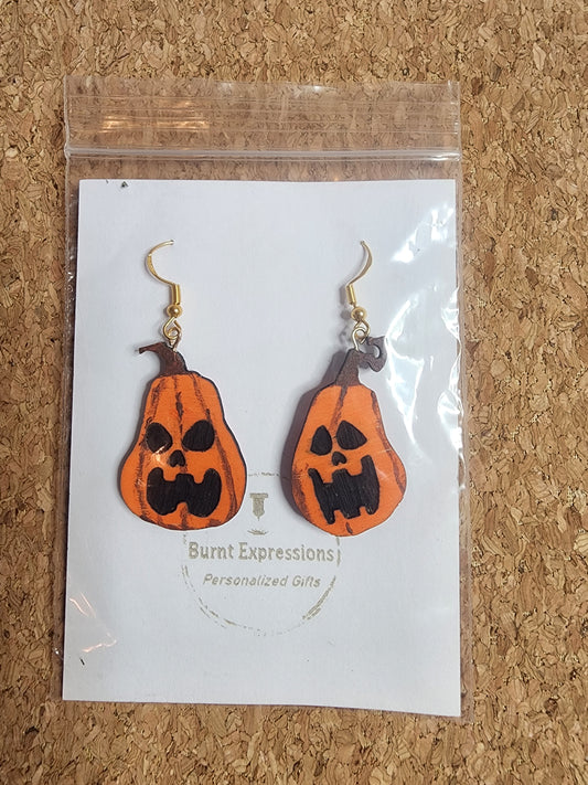 Halloween earrings- Jack O Lantern